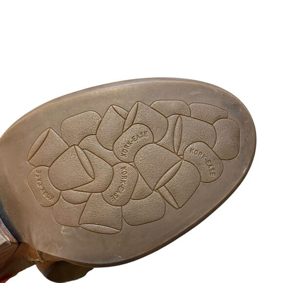 Korks Ease Wedge Ankle Booties Womens 8 EU 39 Brown Leather Boho Fairy Grunge - Picture 7 of 11